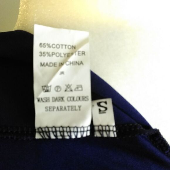 Navy blue top Sz S - Picture 2 of 6